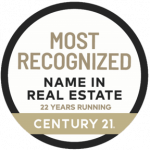 CENTURY 21 is the most recognized name in real estate